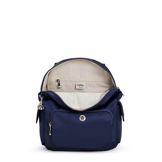 Kipling City Pack Small Klassiska Ryggsäck Blå | SE 1718CT